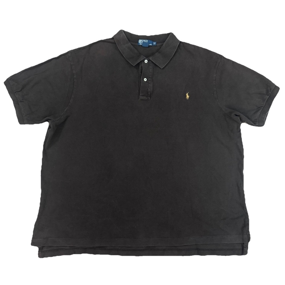 Polo By Ralph Lauren Collared Shirt Men's 3XB Brown 100% Cotton Big & Tall
